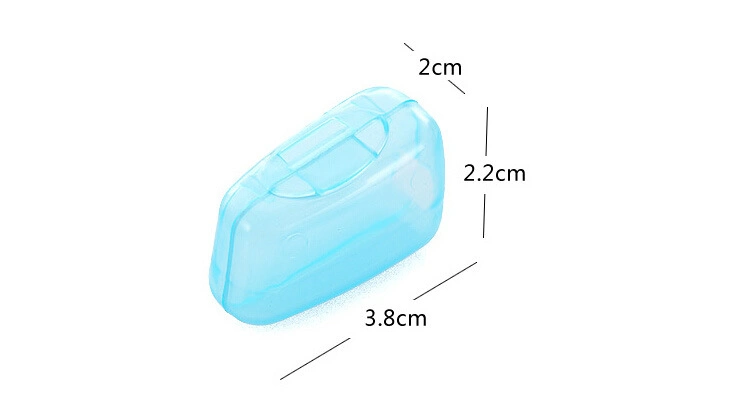 Wholesale PP Plastic Travel Toothbrush Head Case Dirt Proof Toothbrush Head Case