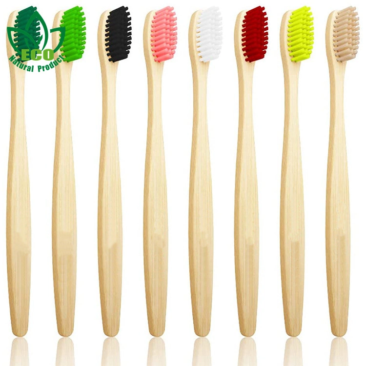 Promotional Portable Hotel Cheap Adult and Child Custom Logo Travel Bamboo Toothbrush