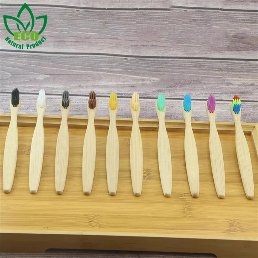 Promotional Portable Hotel Cheap Adult and Child Custom Logo Travel Bamboo Toothbrush