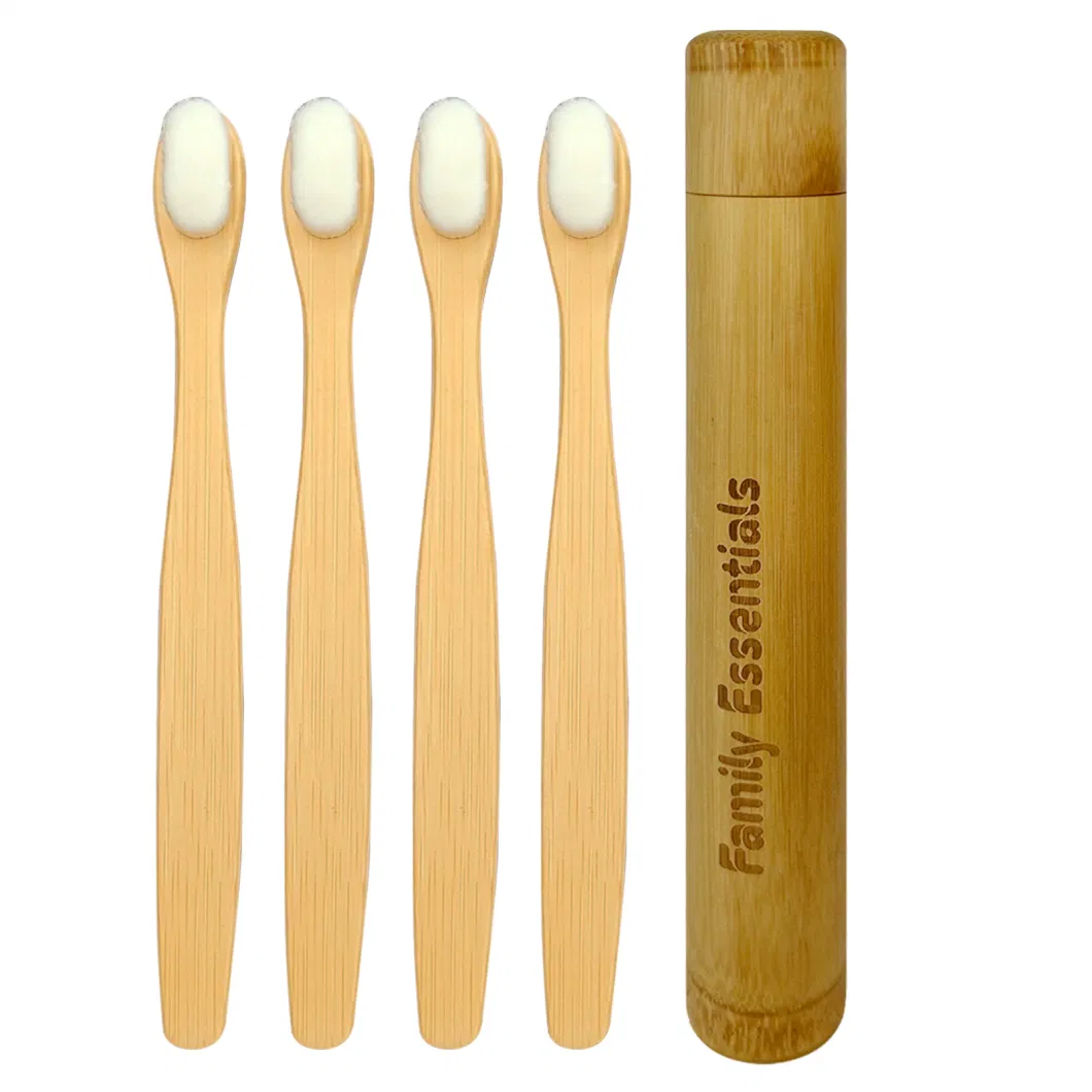New Innovative Bamboo Toothbrush for Hotel Amenities Wash Kit