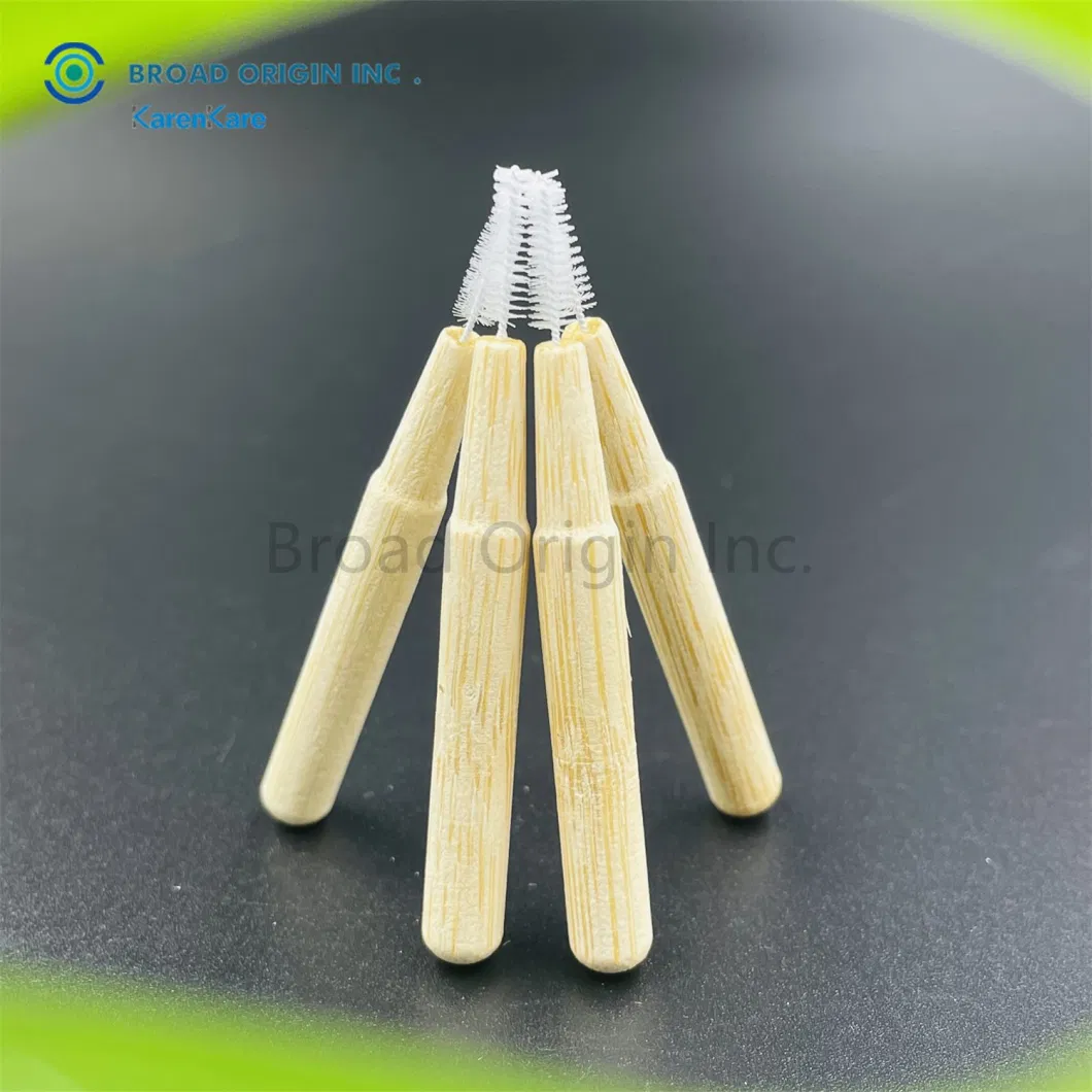 Eco Friendly Biodegradable Bamboo Toothpick Biodegradable Bamboo Interdental Brush