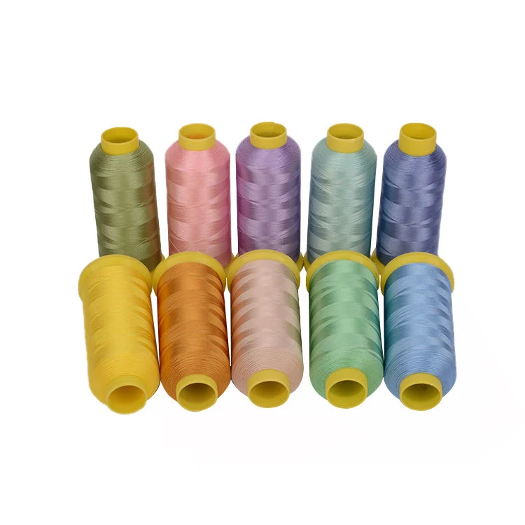 Wholesale Good Price 120d/2 150d/2 Rayon Embroidery Thread Hand Embroidery Silk Thread 200 Colors 5000m Manufacture