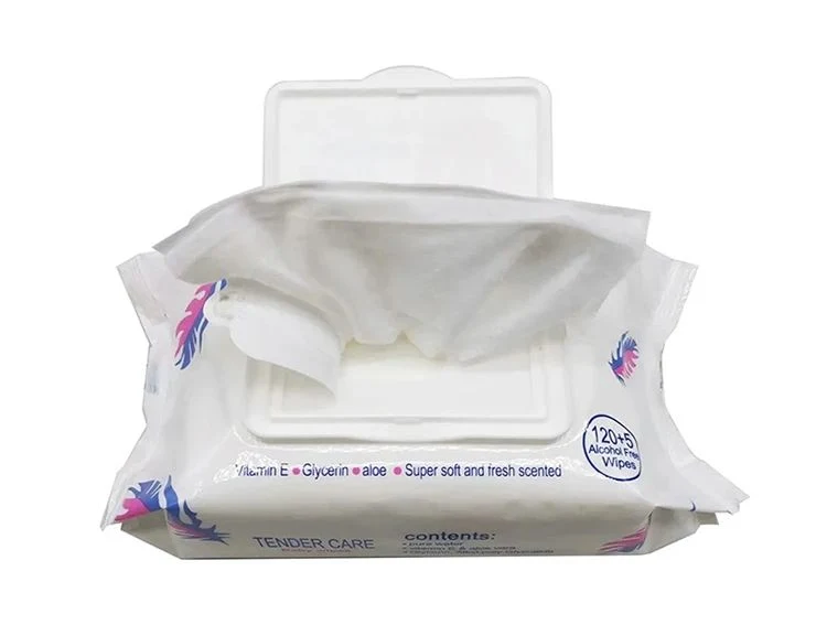 Baby Wipes Wholesale Organic Flushable Wet Water Wipes Face Wipes with Fragrance