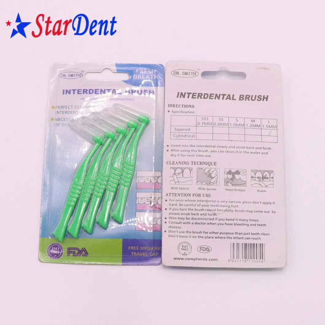 Disposable Interdental Brush Tepe Angle Interdental Brush Teeth Gap Brush