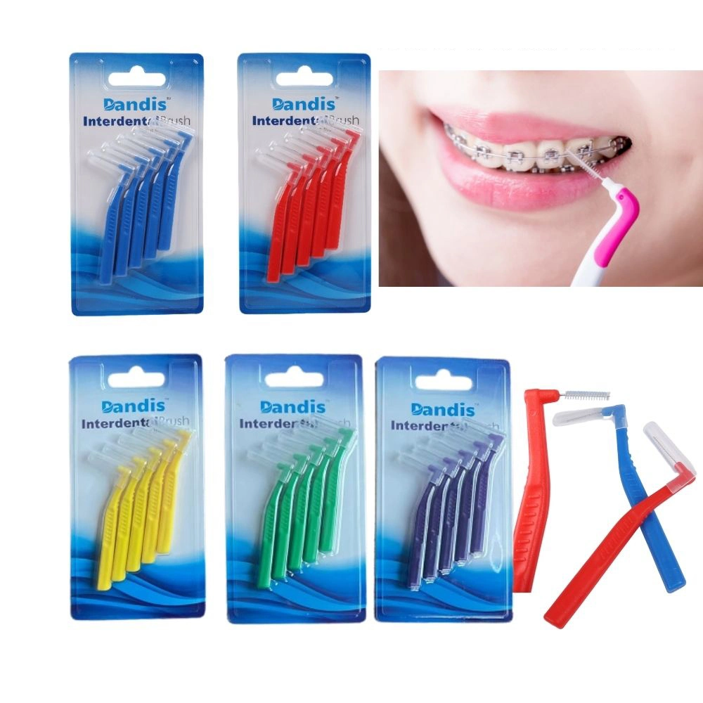 Lk-S31A 0.7mm Dental Disposable Seahorse Shape Interdental Orthodontic Brush