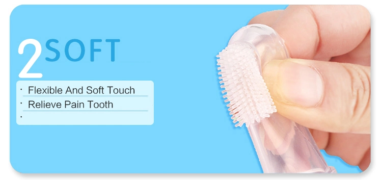 Wholesale Soft Silicone Baby Finger Toothbrush