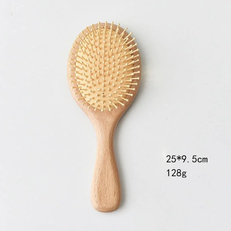 Boar Bristle Nylon Wooden Handle Paddle Wig Hair Extension Brush