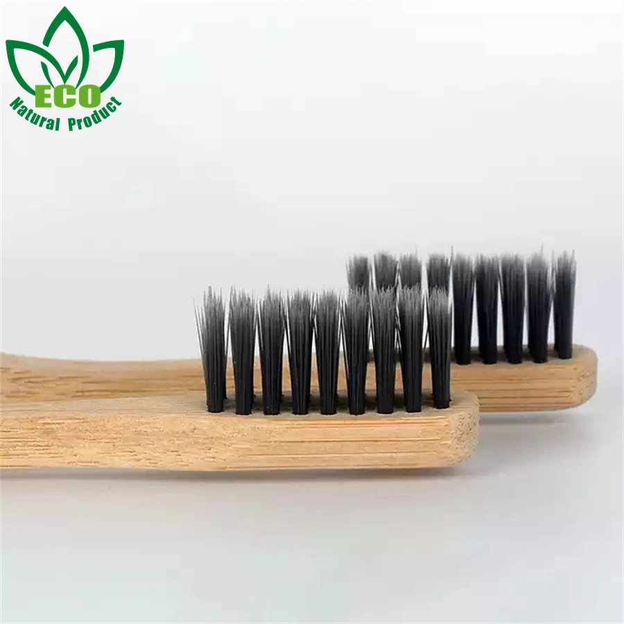 Factory Direct Production Eco- Friendly Natural Bamboo Charcoal Toothbrush