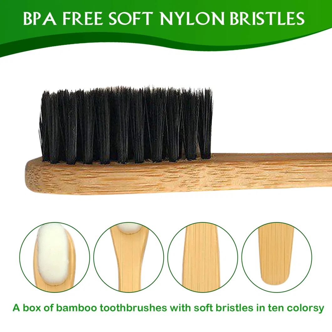 New Innovative Bamboo Toothbrush for Hotel Amenities Wash Kit