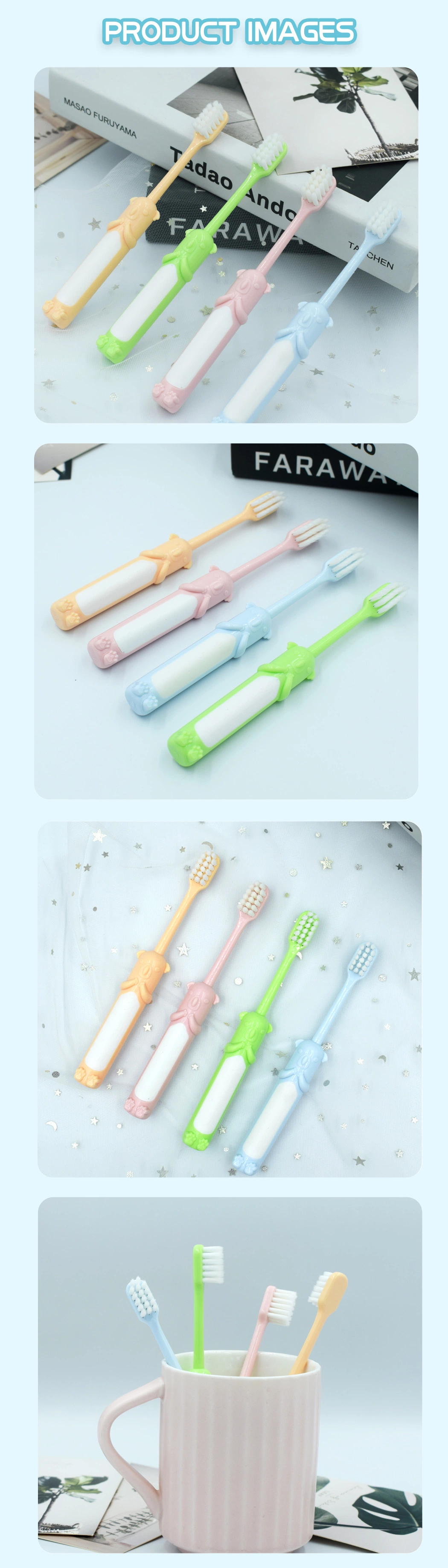 Manufacturer Cute Kids Tooth Brush Soft Bristle Children Toothbrush