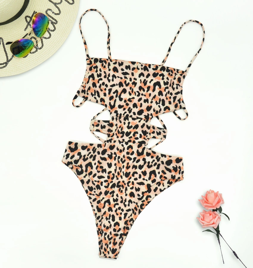 Summer Beachwear Swimsuit Women Letter Print Swimwear Sexy Bikini