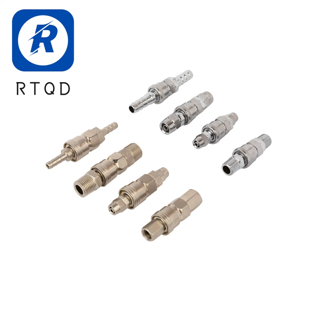 Pneumatic Component Quick Coupler Air Hose Quick Connector Quick Release Air Connectors with Self-Locking