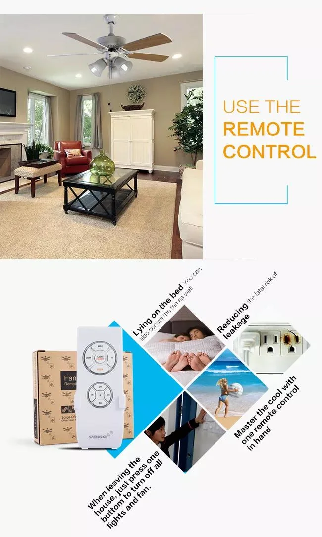 10% off Smart Home AC 220V RF Wireless Ceiling Fan Lights Remote Control Switch