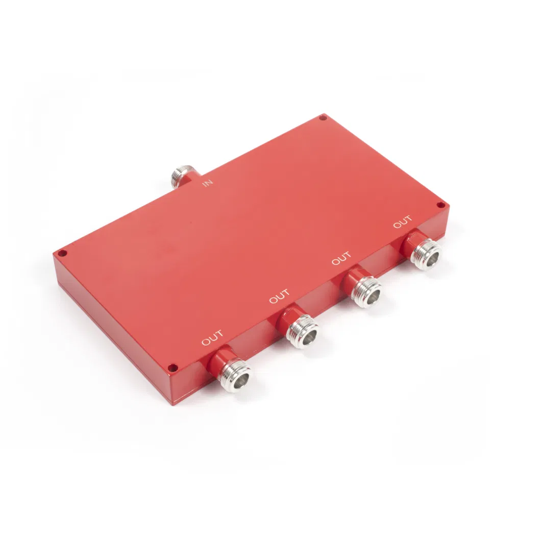 China Power Divider Price 1000-2000MHz Wilkinson 4 Way Power Divider Power Splitter Manufacturer