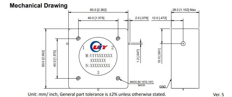 Uiy RF Microwave Passive Components VHF RF Circulator Drop in Circulator