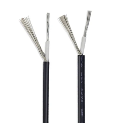 UL 1185 Escudo de aislamiento de PVC de Cable Coaxial flexible de cobre estañado Cable de audio blindado de un solo núcleo