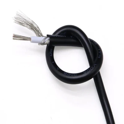 UL 1185 Escudo de aislamiento de PVC de Cable Coaxial flexible de cobre estañado Cable de audio blindado de un solo núcleo