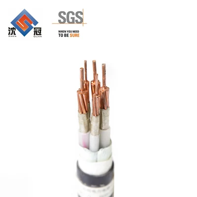 Proveedor de cable eléctrico de aluminio Shenguan aislado XLPE Cable de alimentación Cable Eléctrico Cable Coaxial plano Cable Eléctrico cable subterráneo