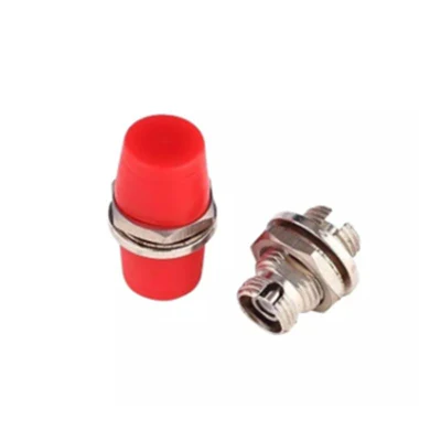 Adaptador de cable de fibra óptica de brida monomodo redonda FC Conector (rojo)