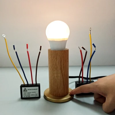 220V 4 interruptor de atenuación táctil para el hogar inteligente de posotion Stepless para Lámpara de pared de mesa