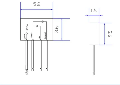 220V 4 interruptor de atenuación táctil para el hogar inteligente de posotion Stepless para Lámpara de pared de mesa