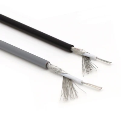 UL 1185 Escudo de aislamiento de PVC de Cable Coaxial flexible de cobre estañado Cable de audio blindado de un solo núcleo