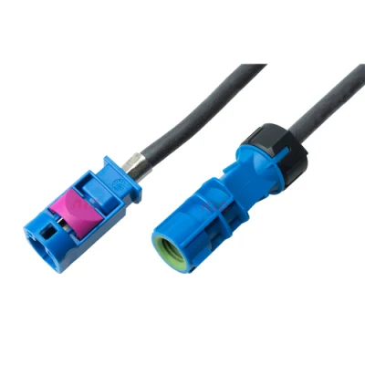 Cable coaxial de 4 pines para conector LVDS HSD para audio de vídeo de coche Transmisión de datos estéreo de alta velocidad