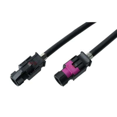 Cable coaxial de 4 pines para conector LVDS HSD para audio de vídeo de coche Transmisión de datos estéreo de alta velocidad