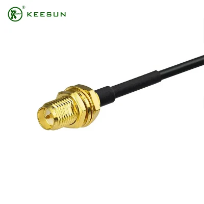 Cable coaxial RF Rg59 de potencia coaxial RF del conector macho SMA Mi1,37cable Tipo