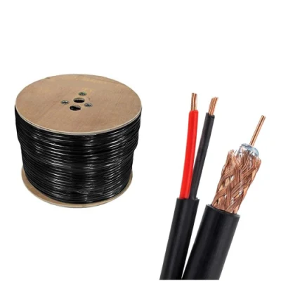 RG11/Rg59/RG6/75ohm cable coaxial con alimentación RG58 se aplica a CCTV/CATV