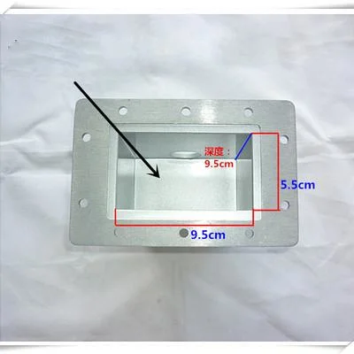 Fácil montaje rectangular comercial guía de ondas de microondas