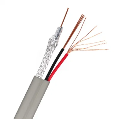 RG11/Rg59/RG6/75ohm cable coaxial con alimentación RG58 se aplica a CCTV/CATV