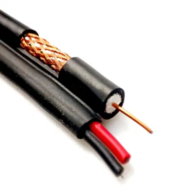 RG11/Rg59/RG6/75ohm cable coaxial con alimentación RG58 se aplica a CCTV/CATV
