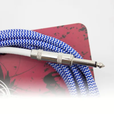 De doble blindaje eléctrico de cable aislado con PVC flexible Cable coaxial de audio de la guitarra