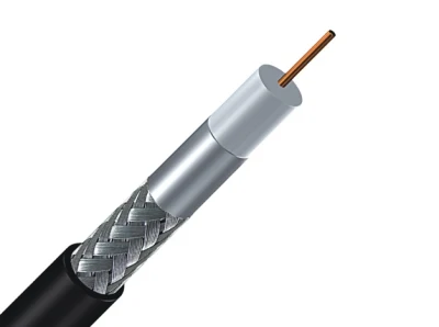 RG59 China Manufactura RG 6 58 59 11 7 Internet Cable coaxial de datos de cobre CCS