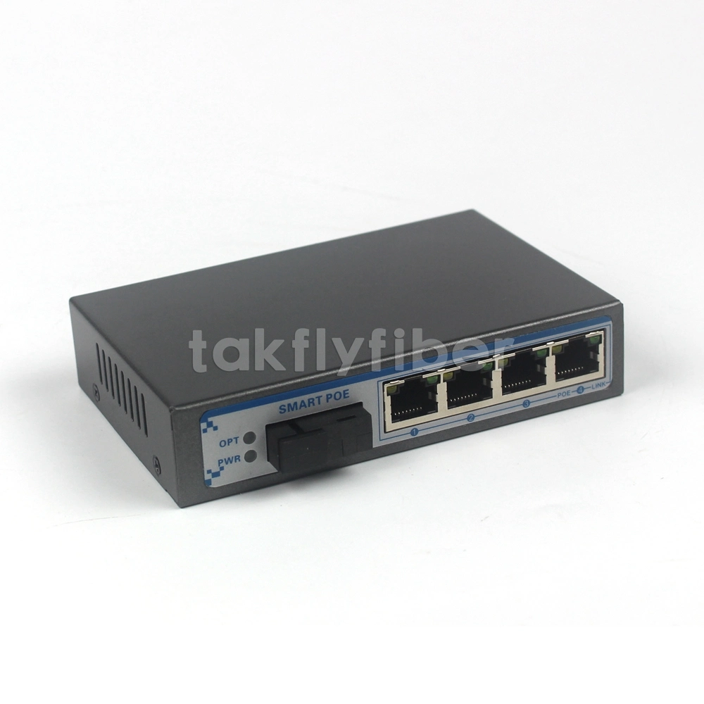 3 Port RJ45 to 4 Port SFP 1000m Switch