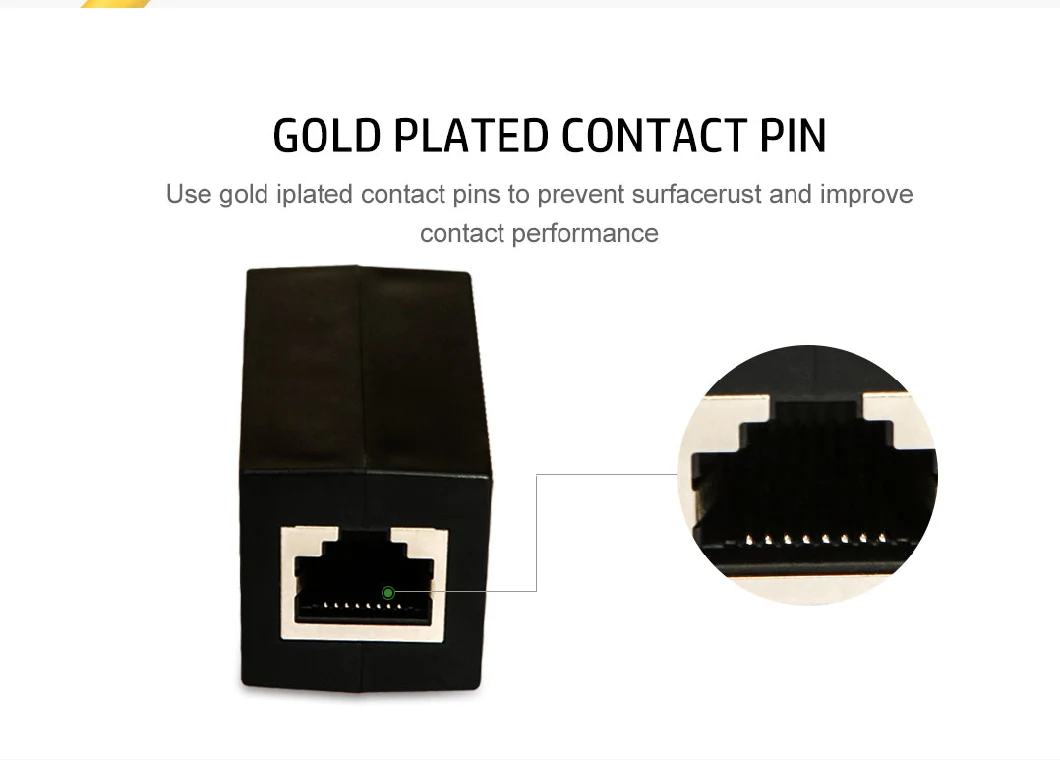 Ethernet Networking Inline Cable Coupler