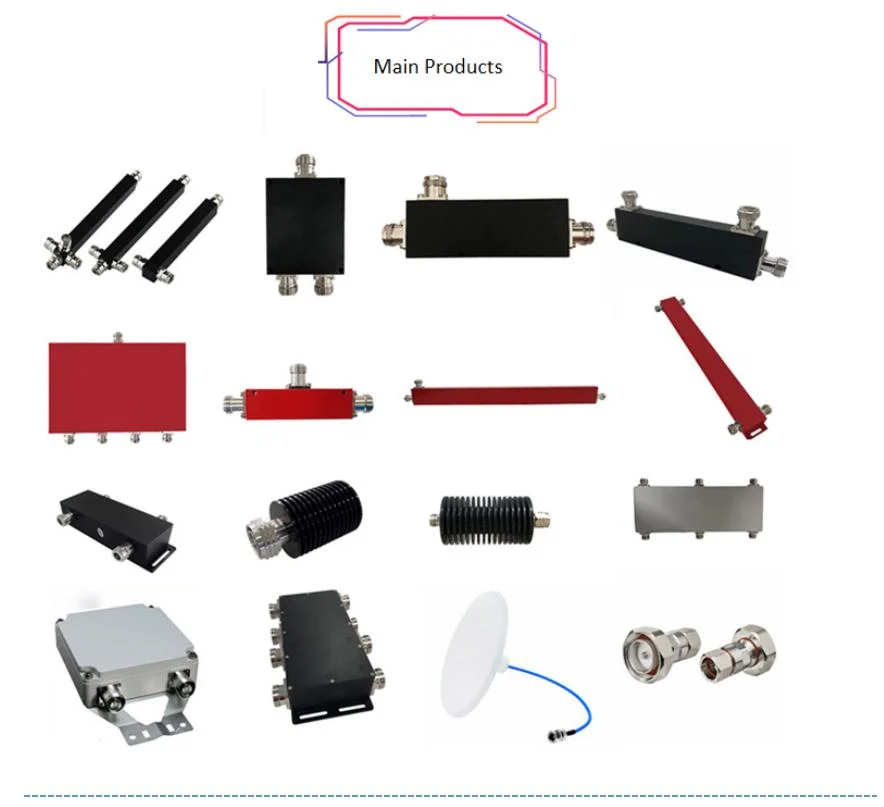 DC-6GHz 50dB High Power RF Coaxial Fixed Attenuator for in-Building Das