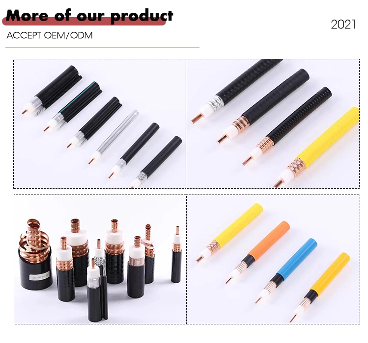 Cable RF Cable Assembly Rg59/RG6/Rg11 Coaxial Cable High Quality Radio Frequency