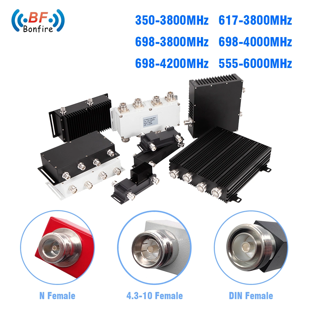 Hybrid Combiner Hybrid Coupler 2 in 2 out 617-3800MHz 4.3-10 F