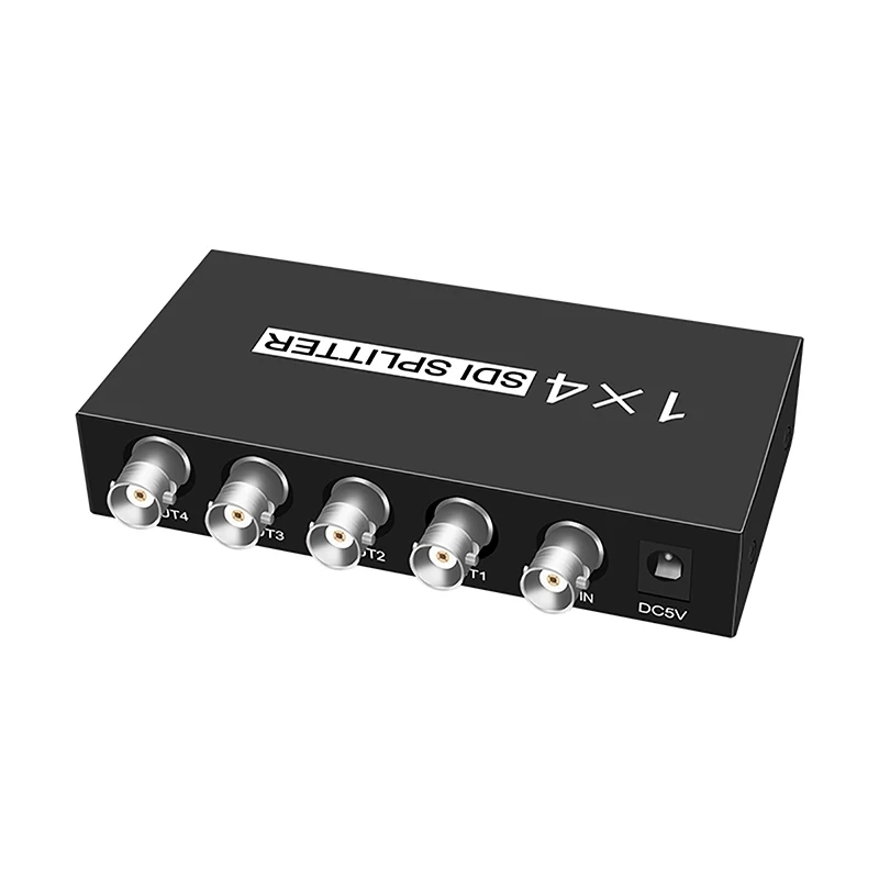 4-Port SDI Signal Splitter