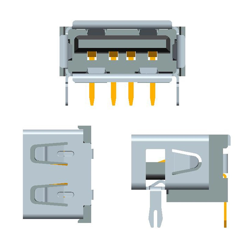 Data Cable Connector USB Flash Memory Electrical Coaxial Wall Socket Stick 2.0 Adapter