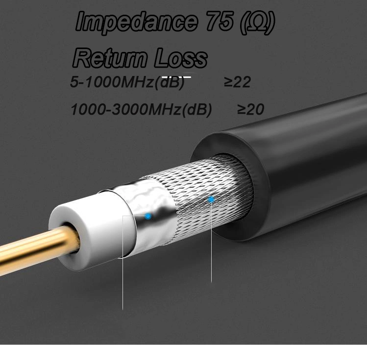 Rg59 Power Cable RG6 Coaxial CCTV Cable Wire