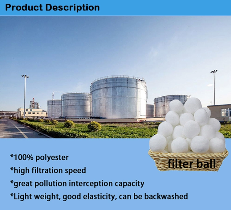 700g Vacuum Package Pool Fiber Ball Fiber Balls for Industrial Water Cleaning