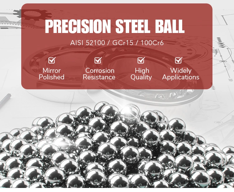 Manufacturer Supply G10 G100 4.5mm 5mm 5.556mm Chrome Steel Ball DIN 5401 with IATF16949