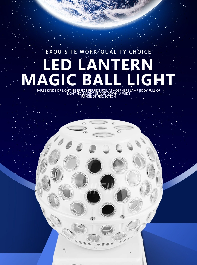 Colorful LED Lanterns Rotating Magic Ball Lights Laser Lights Voice-Activated KTV Flash Stage Bar Night Club Disco Ball