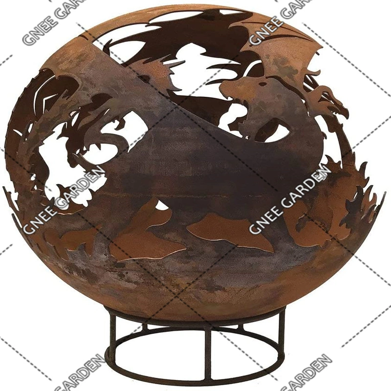 Garden Landscape Dragon Fire Ball