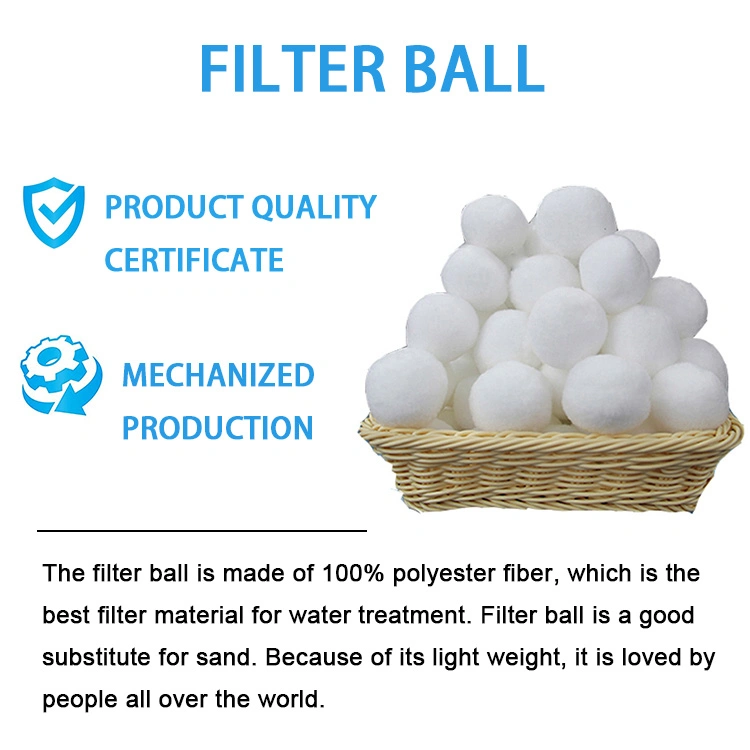 700g Vacuum Package Pool Fiber Ball Fiber Balls for Industrial Water Cleaning