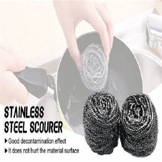 Kitchen Barbecue Heavy Duty Cleaning Pads Stainless Steel Cleaning Scourers Ball