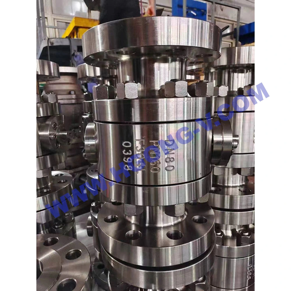 API/DIN Stainless Steel High Pressure Well Quality Standard Flange Floating Forged Ball Valve with ISO Certification